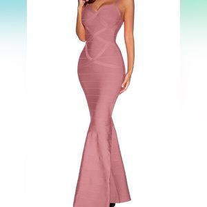 Muave bandage dress